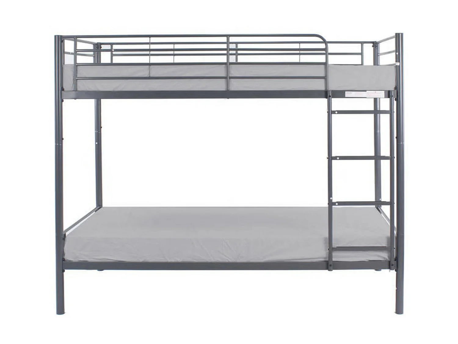 Lit superposé séparable métal 90x190 Aliza-Couleur Gris