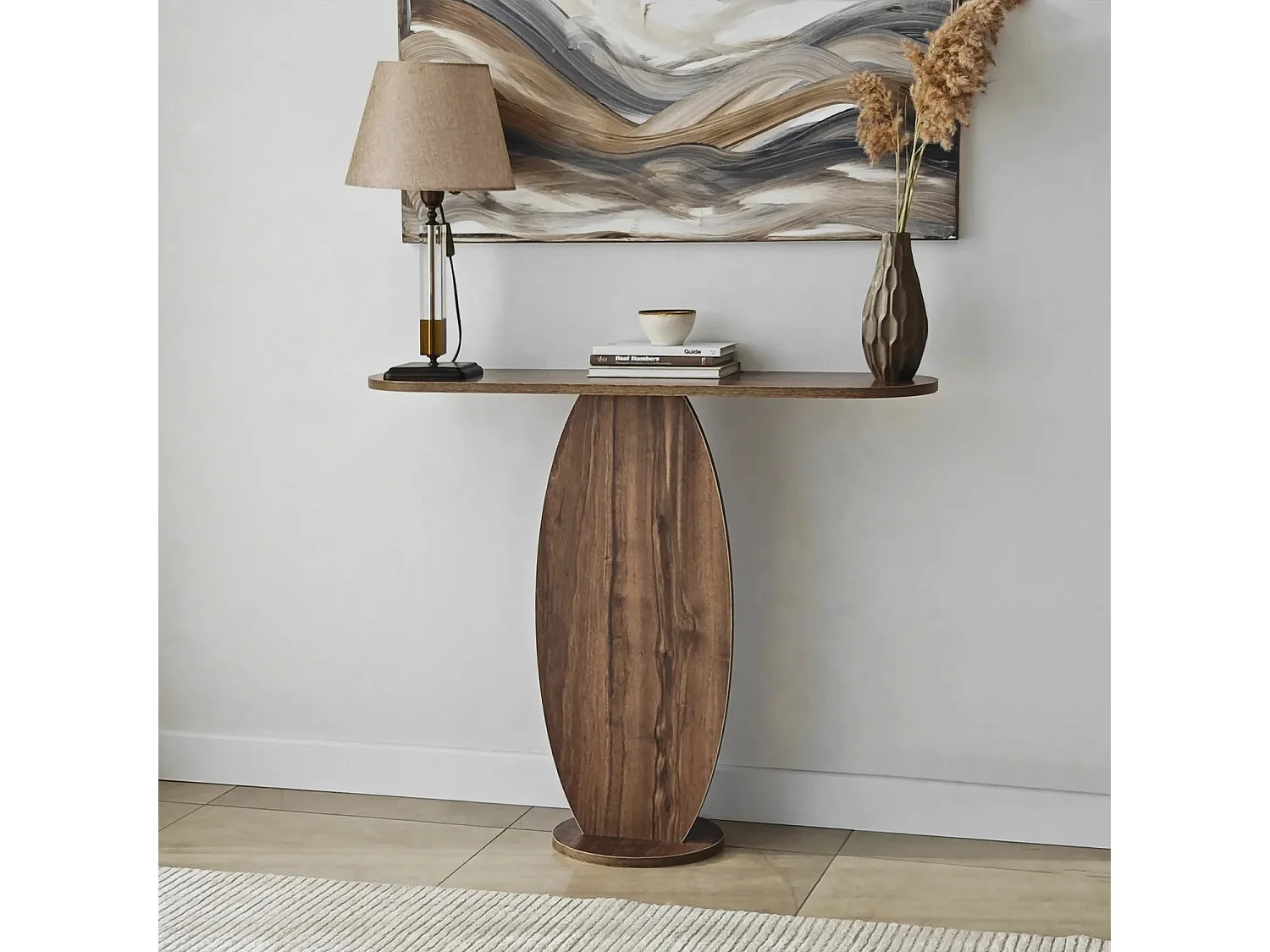 Console design Cynthia L100cm Bois foncé