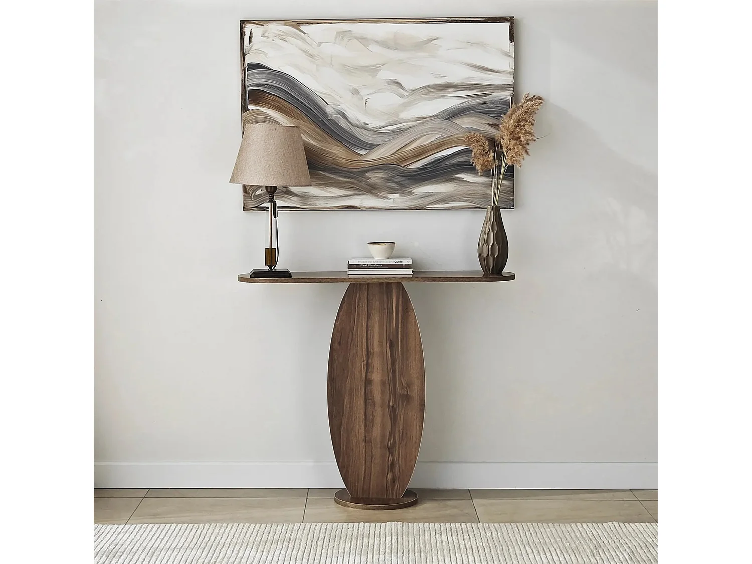 Console design Cynthia L100cm Bois foncé