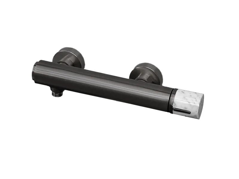 Manopola mechanische duscharmatur marmor Metallic-Grau Essebagno