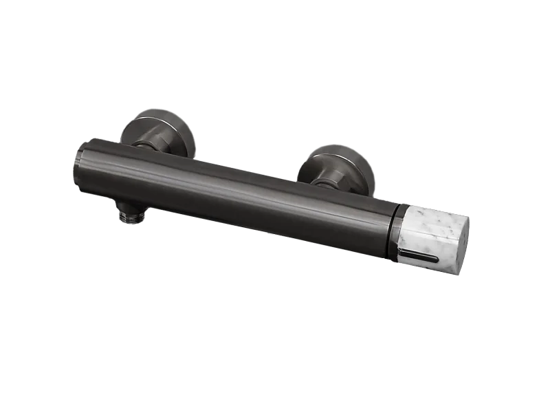 Manopola mechanische duscharmatur marmor Metallic-Grau Essebagno