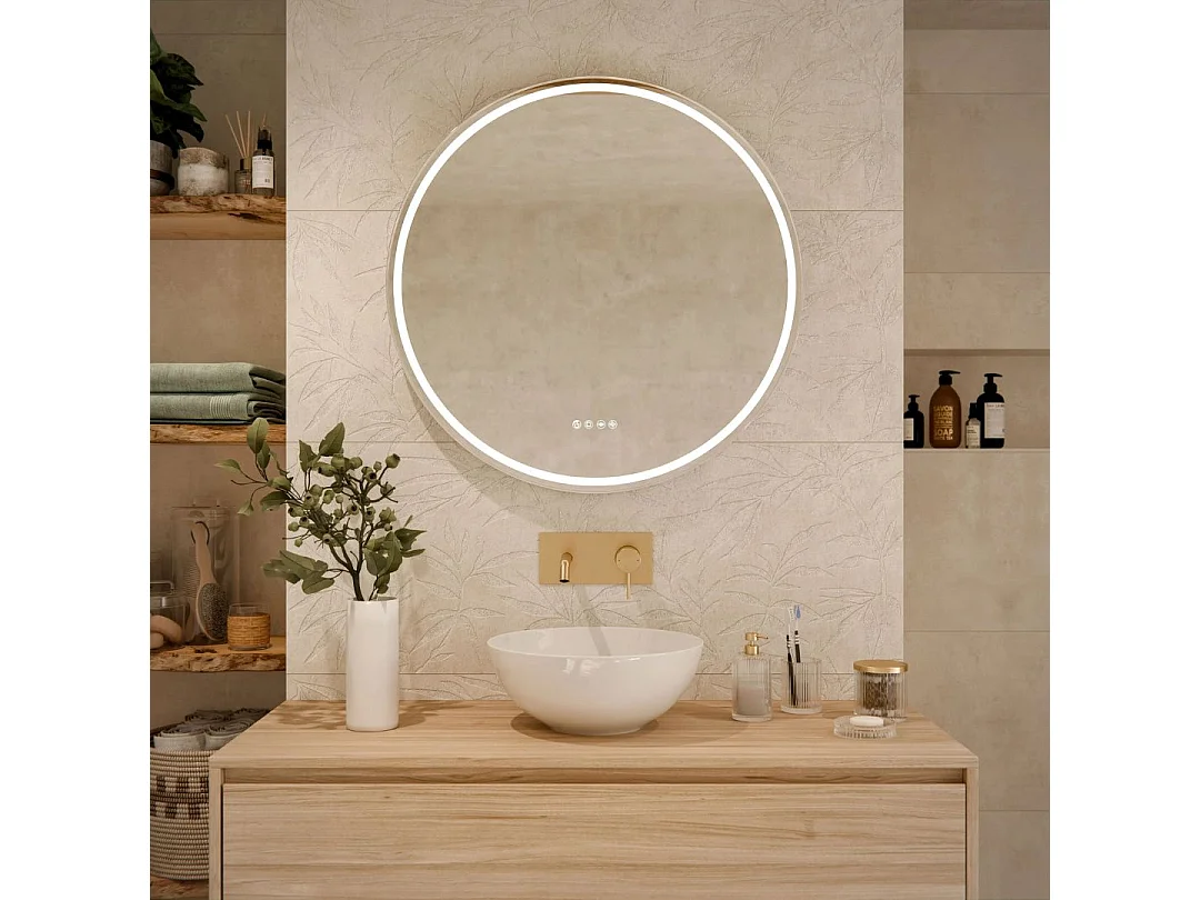 Miscelatore da incasso per lavabo Envol oro spazzolato Essebagno