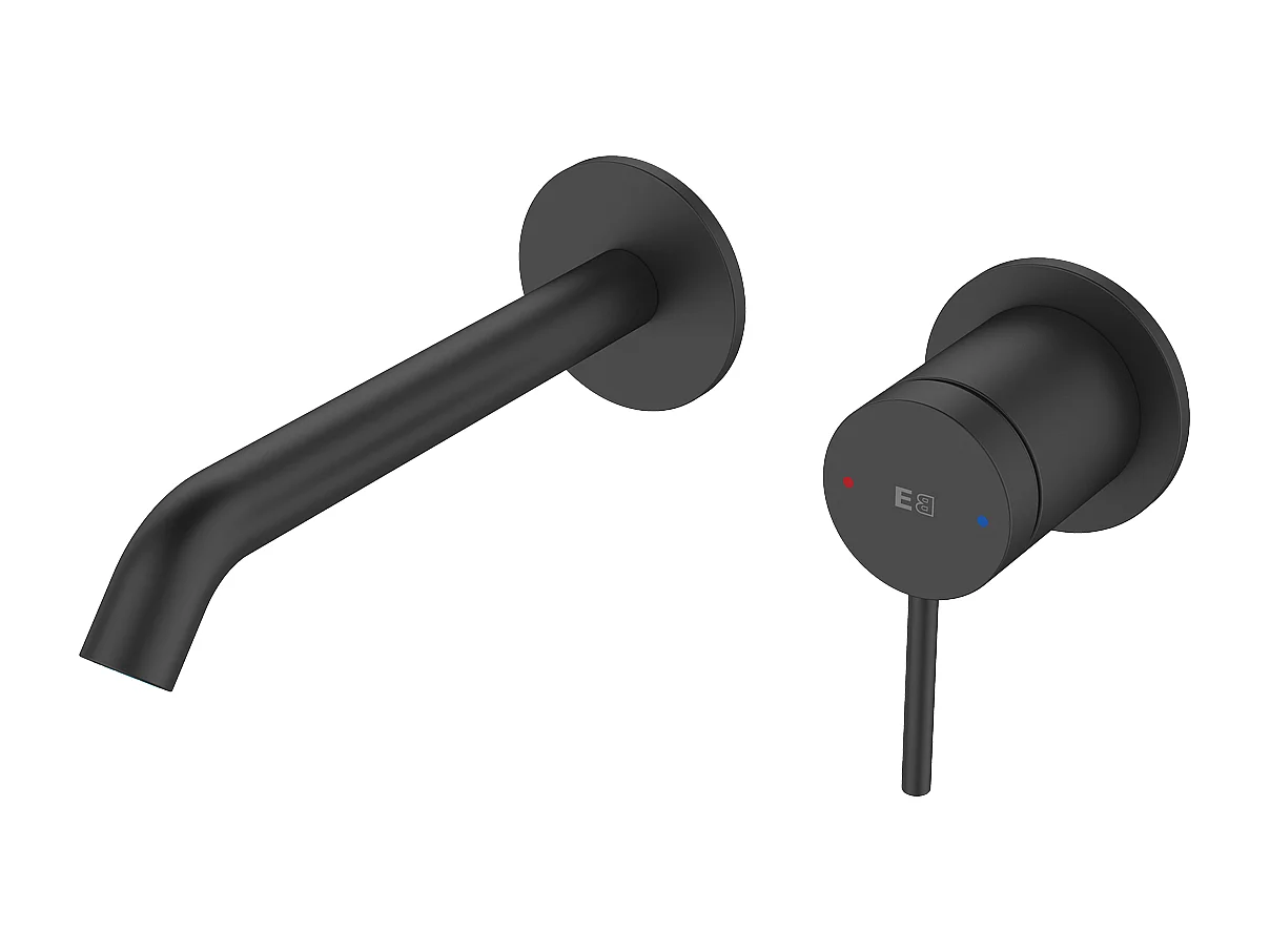 Lollipop mitigeur encastré lavabo noir - Essebagno