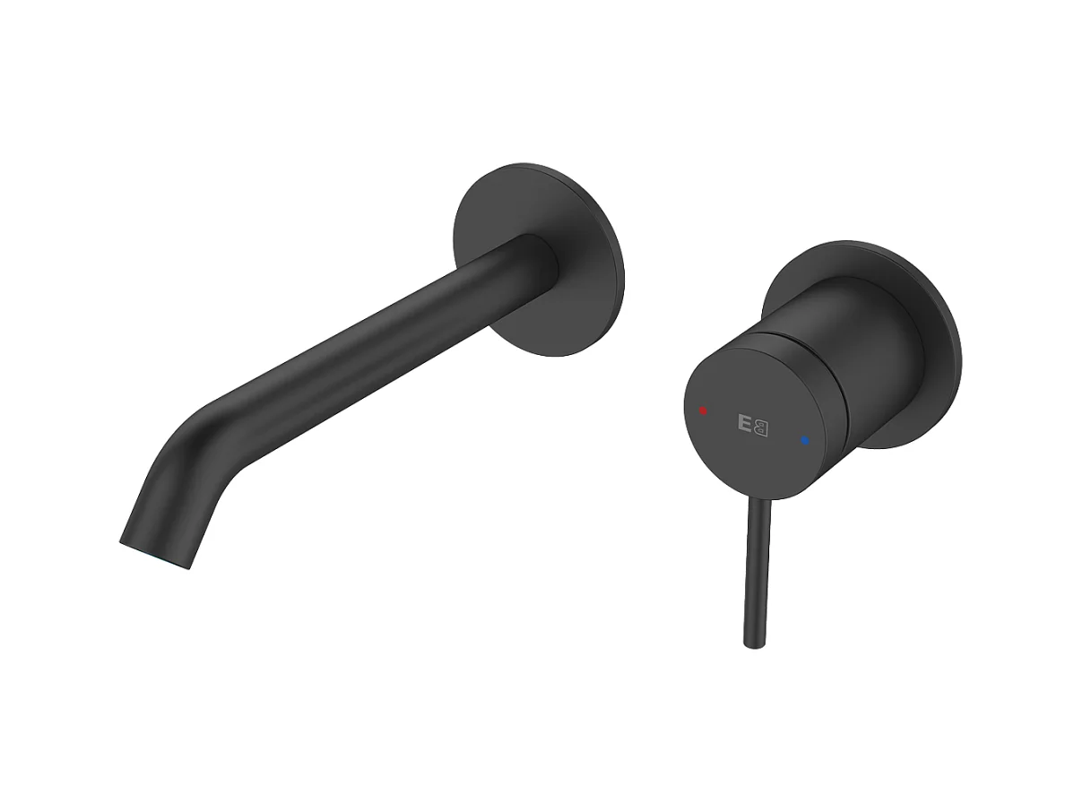 Lollipop mitigeur encastré lavabo noir - Essebagno