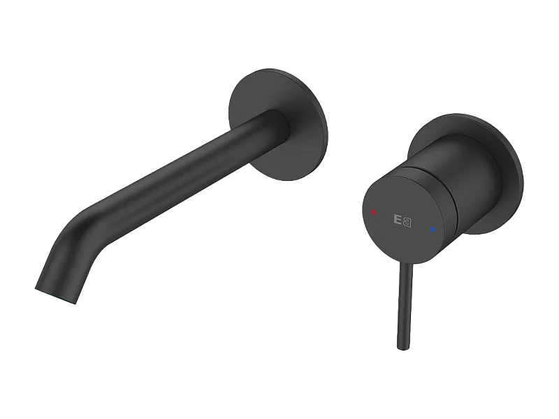 Lollipop mitigeur encastré lavabo noir - Essebagno