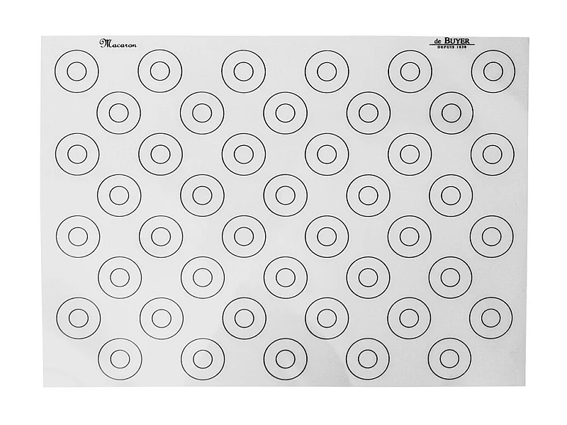 Tapis à macarons en silicone 40x30 cm