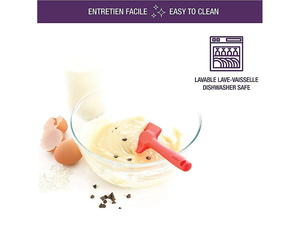 Demi-spatule en silicone gris