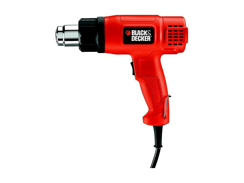Décapeur thermique pivotant BLACK & DECKER 1750W 2 températures 460/600°C 2 débits d'air 250/450 litres/min