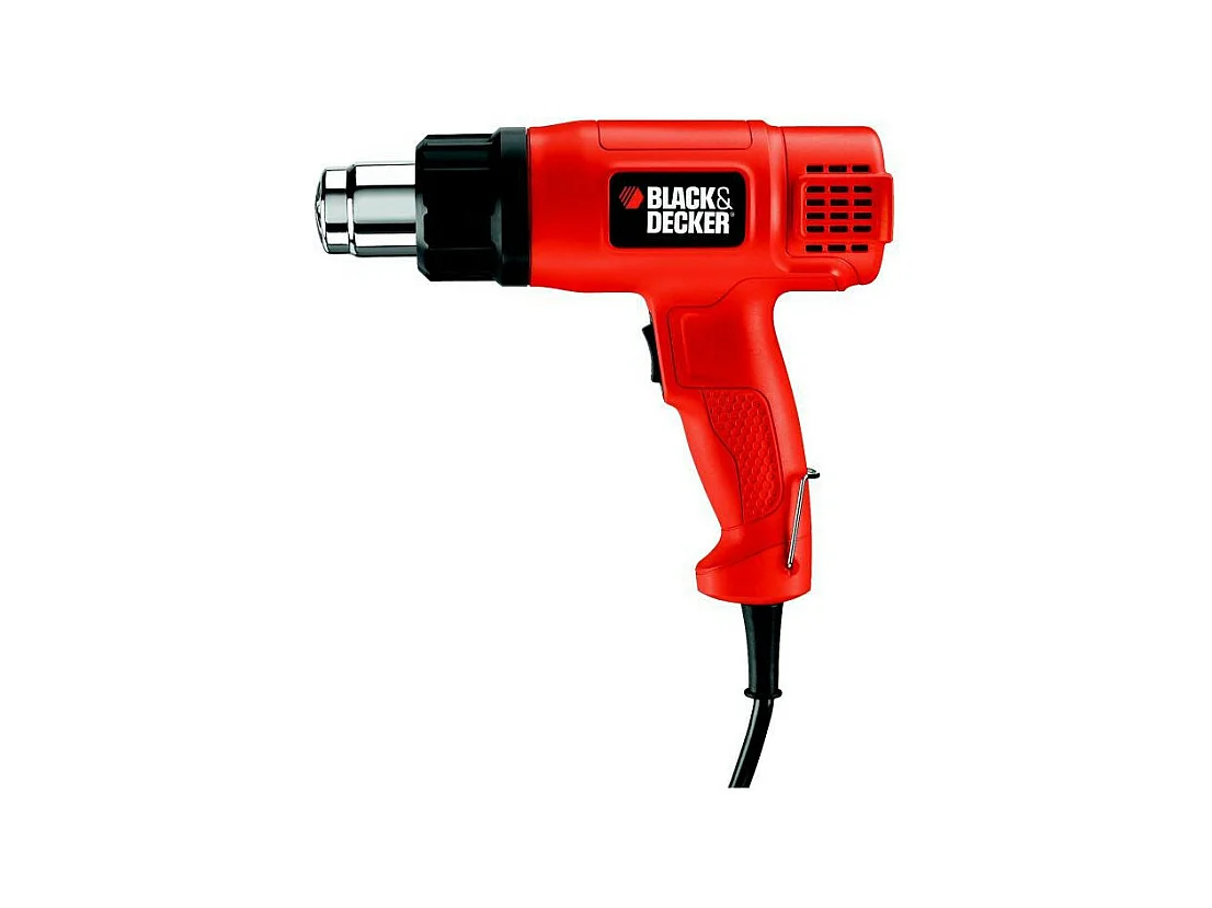 Décapeur thermique pivotant BLACK & DECKER 1750W 2 températures 460/600°C 2 débits d'air 250/450 litres/min