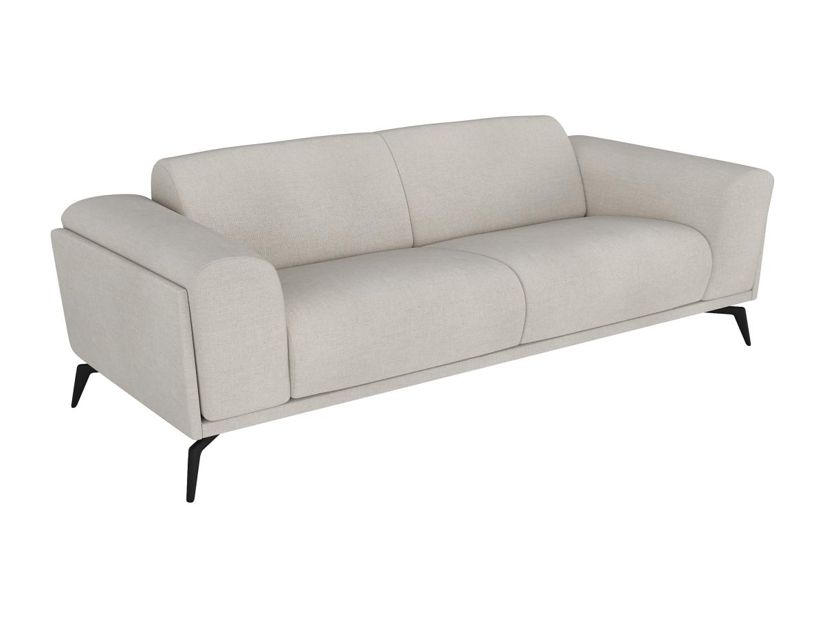 Sofa 3-Sitzer - Stoff - Beige - VUSARI günstig online kaufen