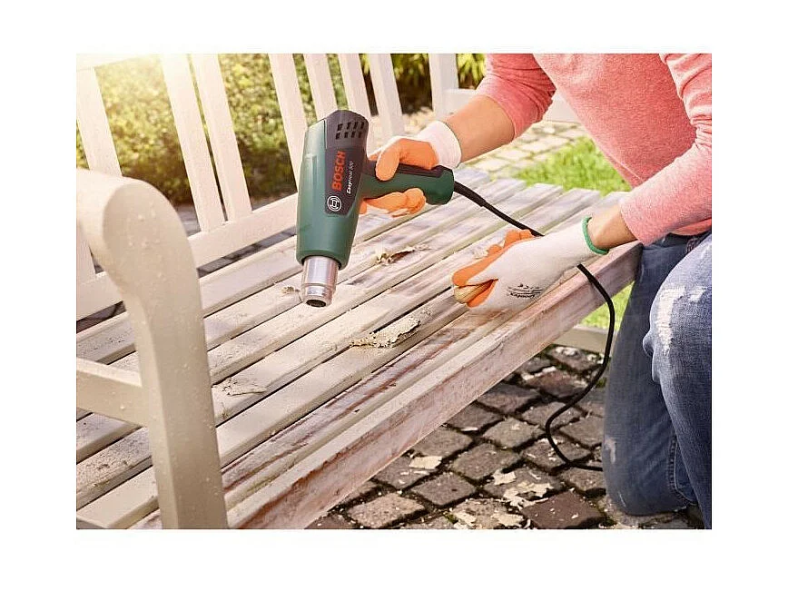 Décapeur thermique Bosch - EasyHeat 500 (1600W, débit d'air: 240 / 450 l/min, température: 300/500°C)