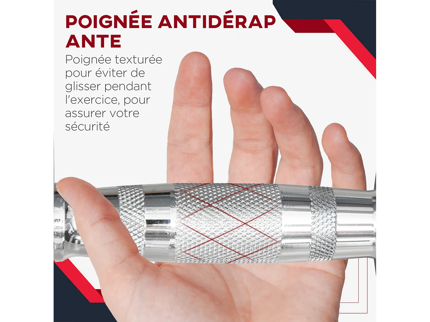 Ensemble d'haltères courtes total 16 Kg - entraînement musculaire & haltérophilie - acier caoutchouc noir