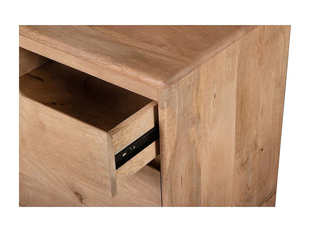 Table de chevet en manguier 45x40x63