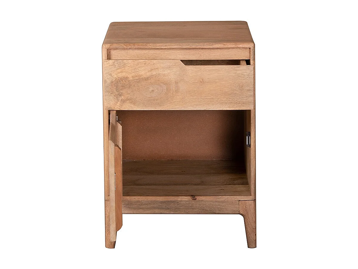 Table de chevet en manguier 45x40x63
