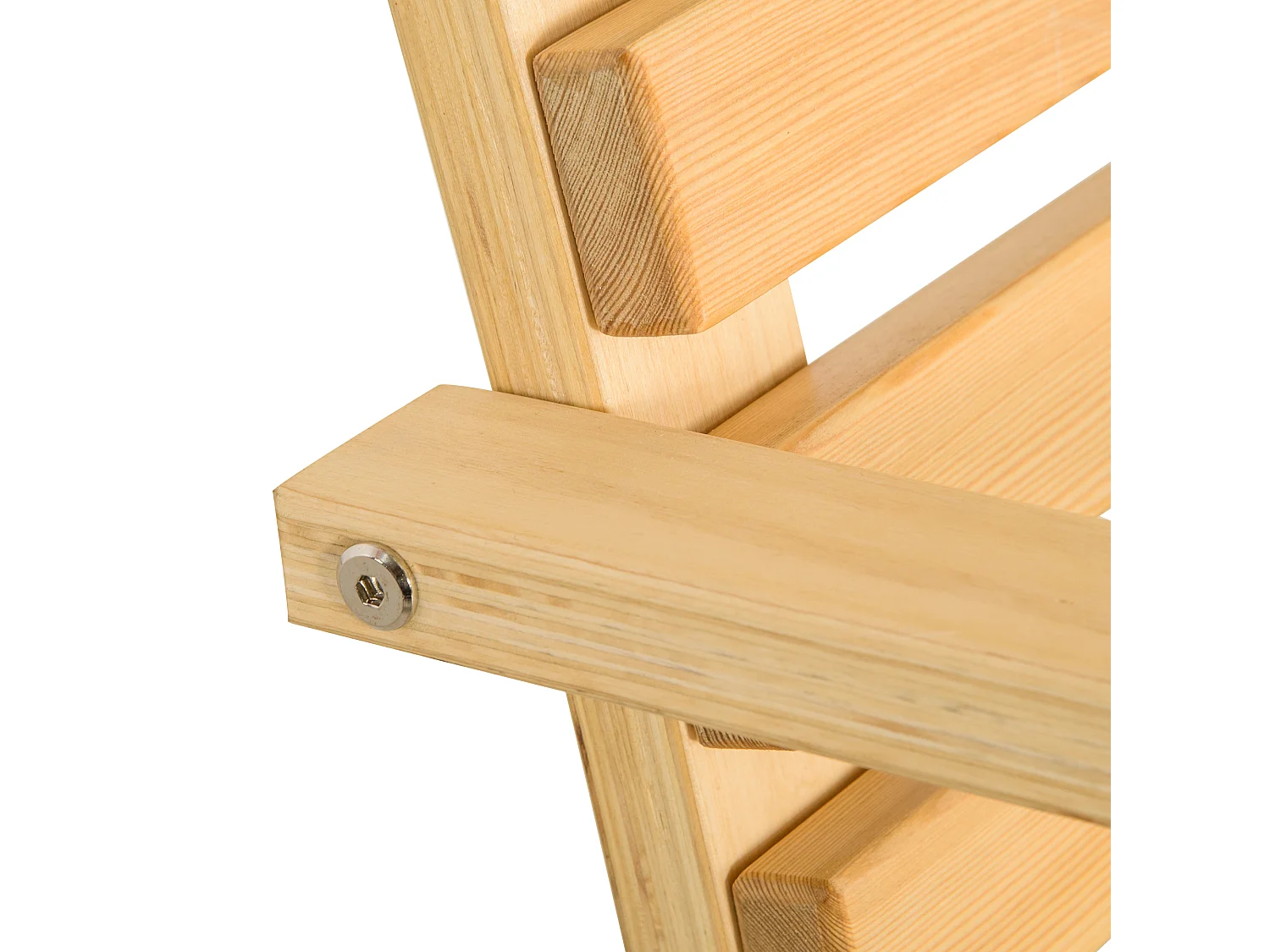 Banc suspendu 2 places balancelle de jardin en bois - chaînes incluses