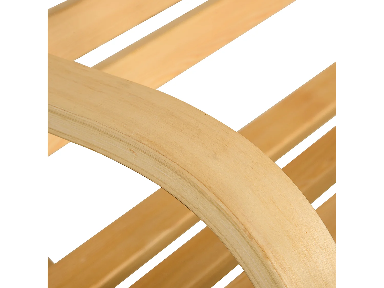 Banc suspendu 2 places balancelle de jardin en bois - chaînes incluses