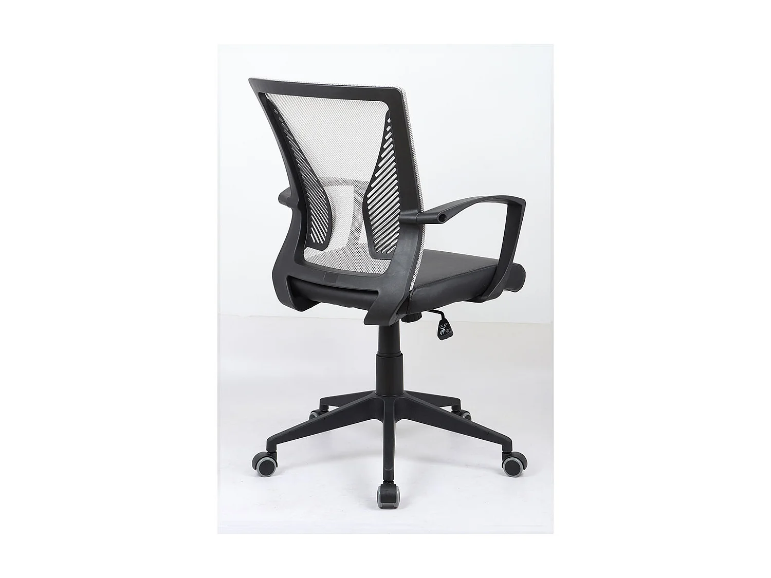 VCM Office Chair Ergonomic | Cadeira giratória Height-Adjustable | Cadeira de escritório para escritório e escritório em casa - Offilo PU (preto / verde)