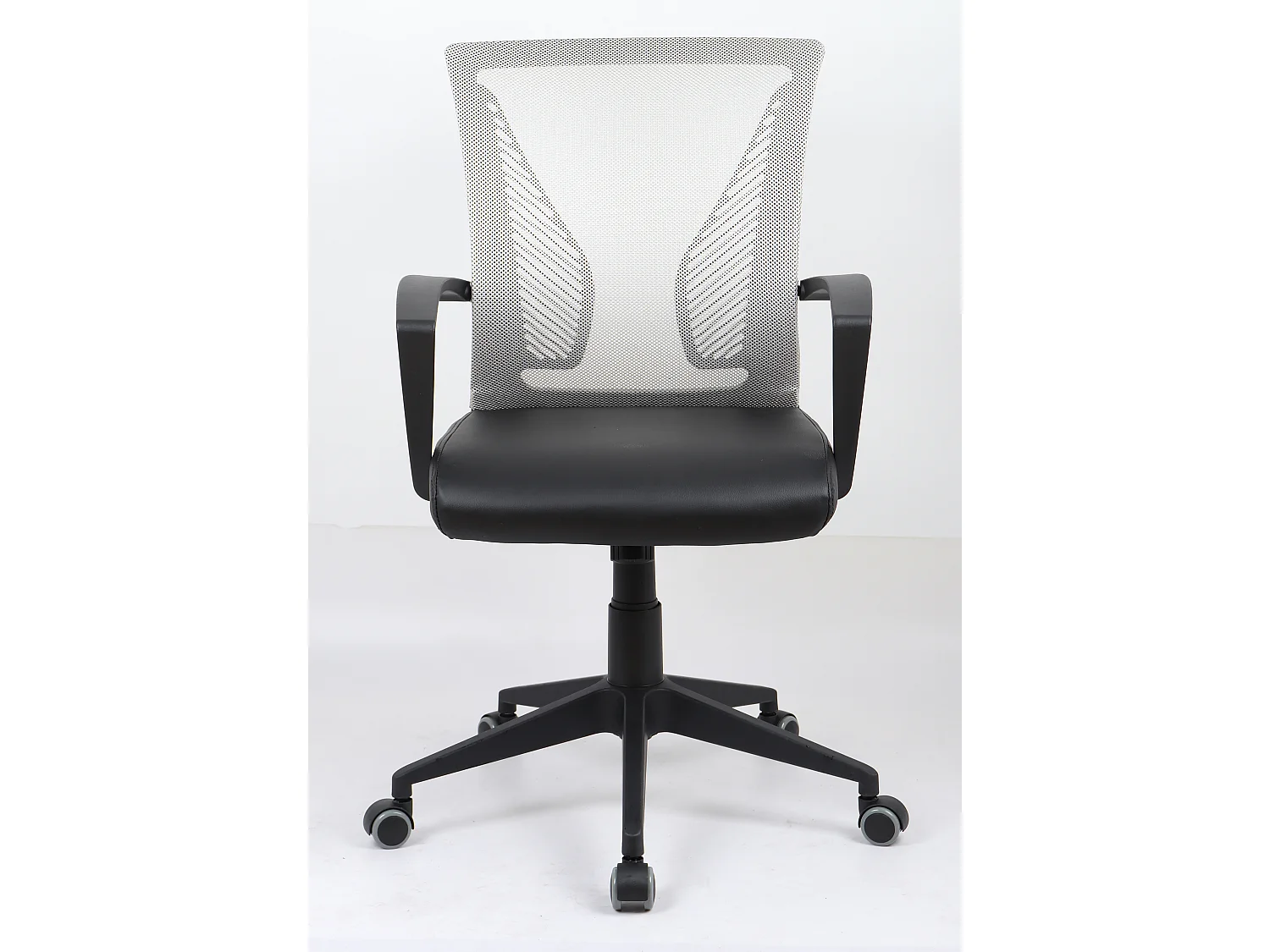 VCM Office Chair Ergonomic | Cadeira giratória Height-Adjustable | Cadeira de escritório para escritório e escritório em casa - Offilo PU (preto / verde)
