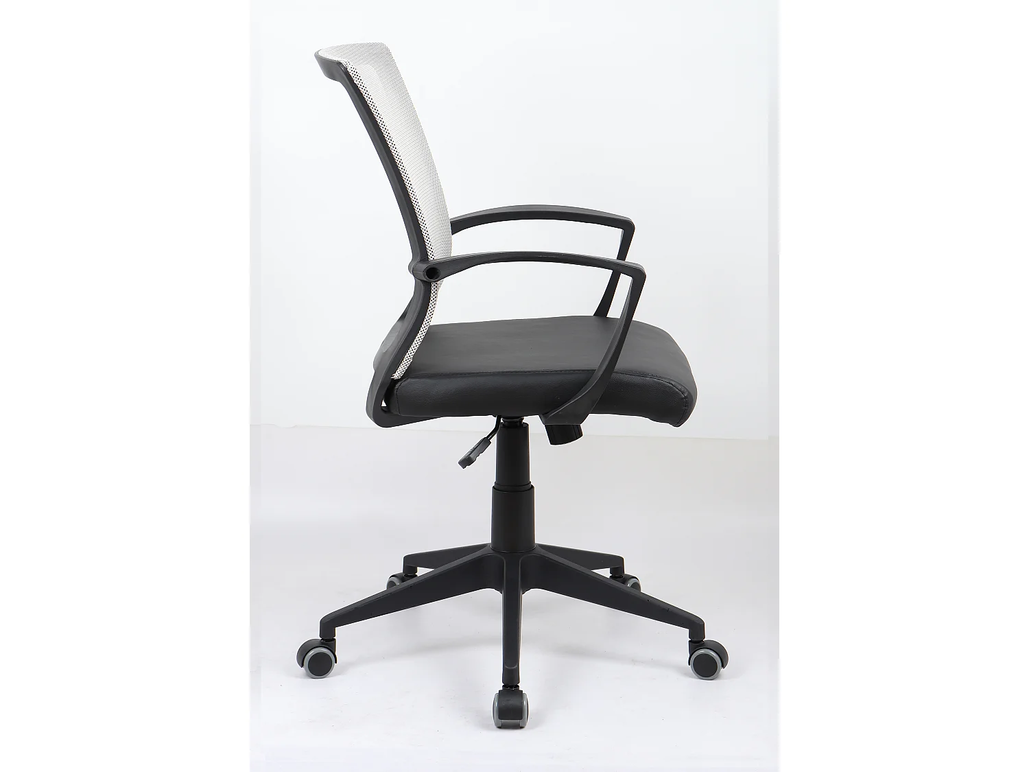 VCM Office Chair Ergonomic | Cadeira giratória Height-Adjustable | Cadeira de escritório para escritório e escritório em casa - Offilo PU (preto / verde)