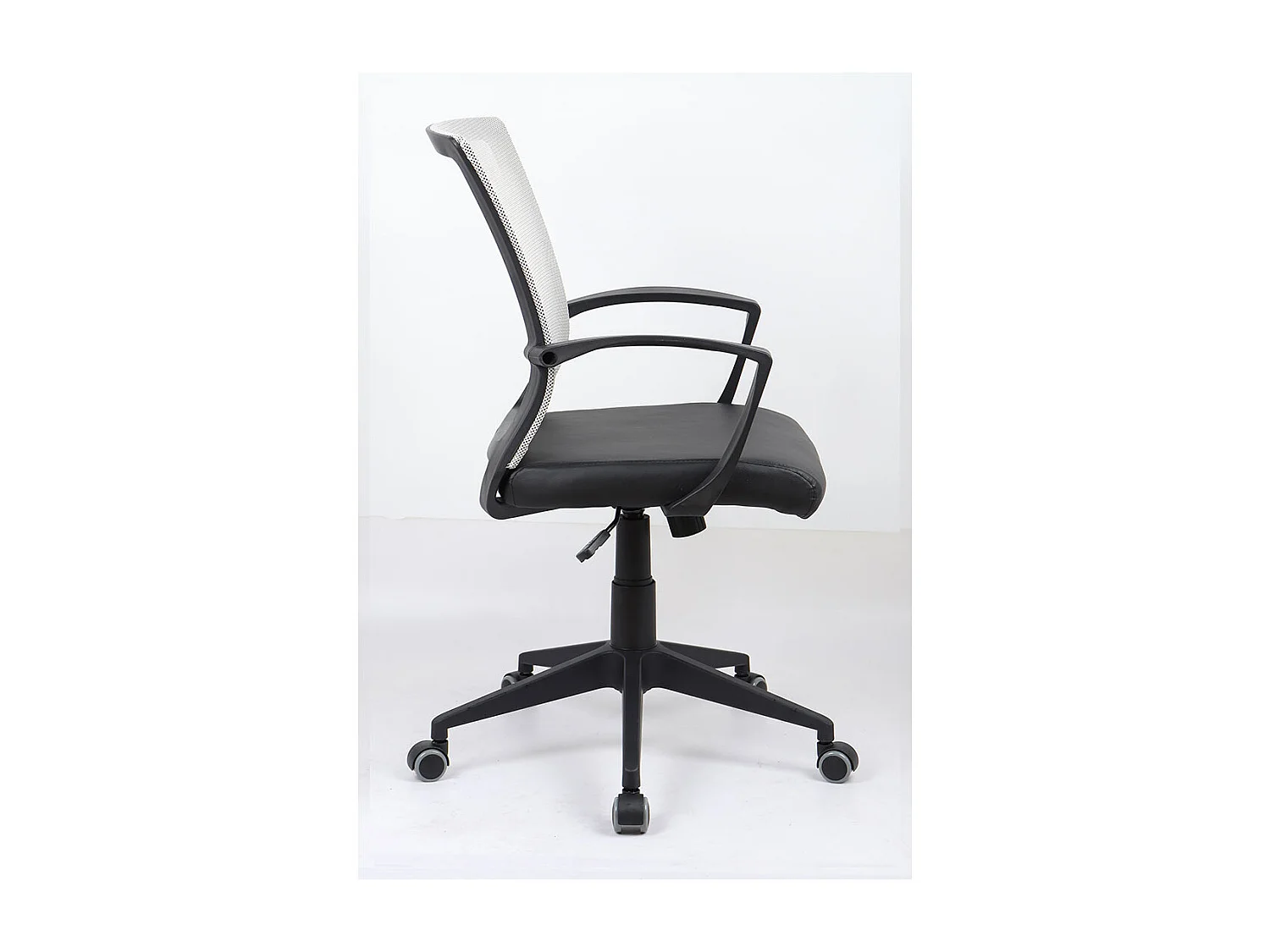 VCM Office Chair Ergonomic | Cadeira giratória Height-Adjustable | Cadeira de escritório para escritório e escritório em casa - Offilo PU (preto / verde)