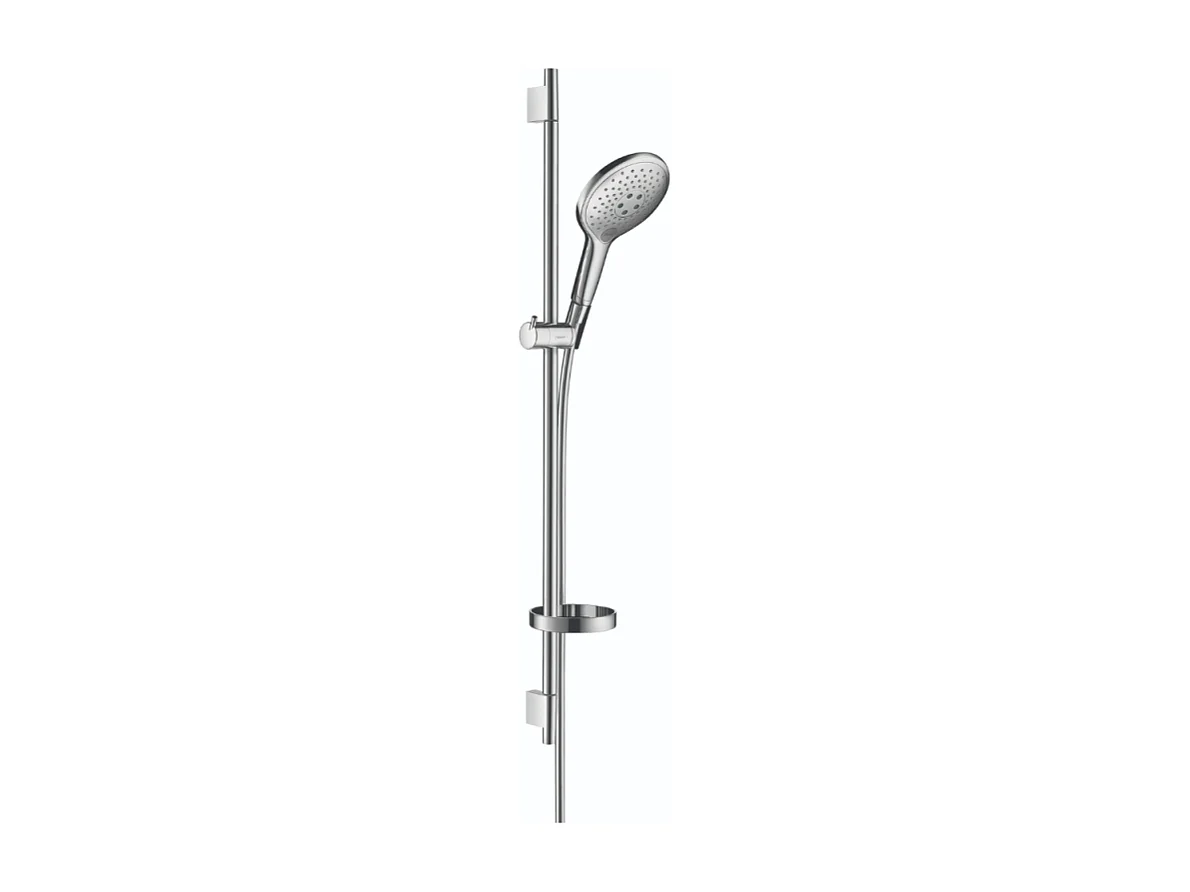 Set de douche 150 3jet avec barre Unica'S puro 90 cm et porte-savon chromé Hansgrohe Raindance Select S