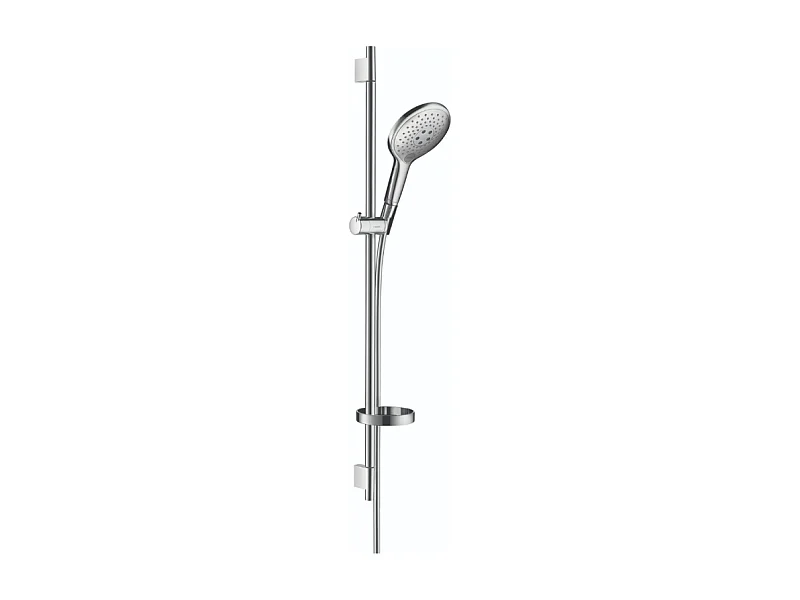 Set de douche 150 3jet avec barre Unica'S puro 90 cm et porte-savon chromé Hansgrohe Raindance Select S