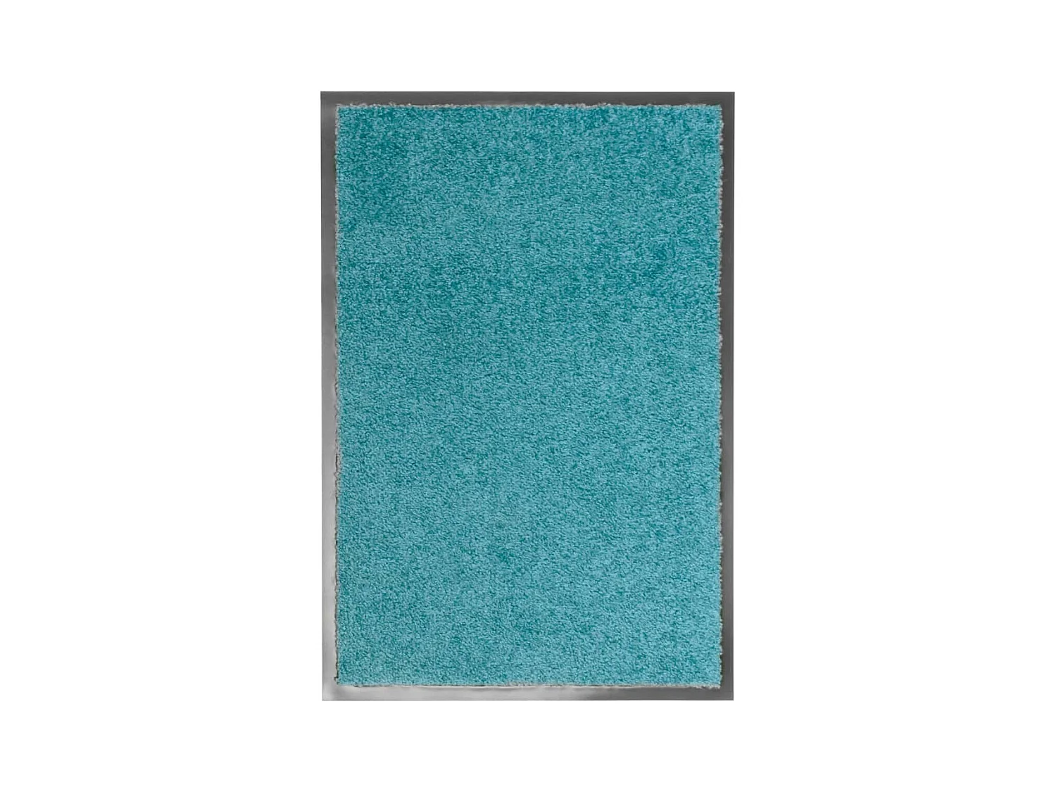 Felpudo lavable azul cian 40x60 cm ES466668