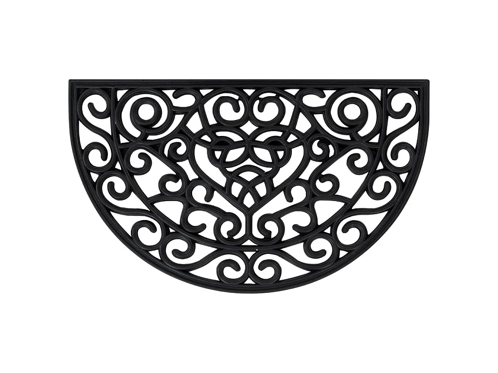 Felpudo semicircular de goma 45x75 cm ES555496