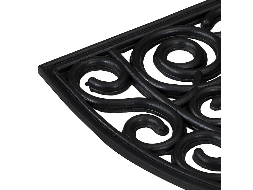 Felpudo semicircular de goma 45x75 cm ES555496