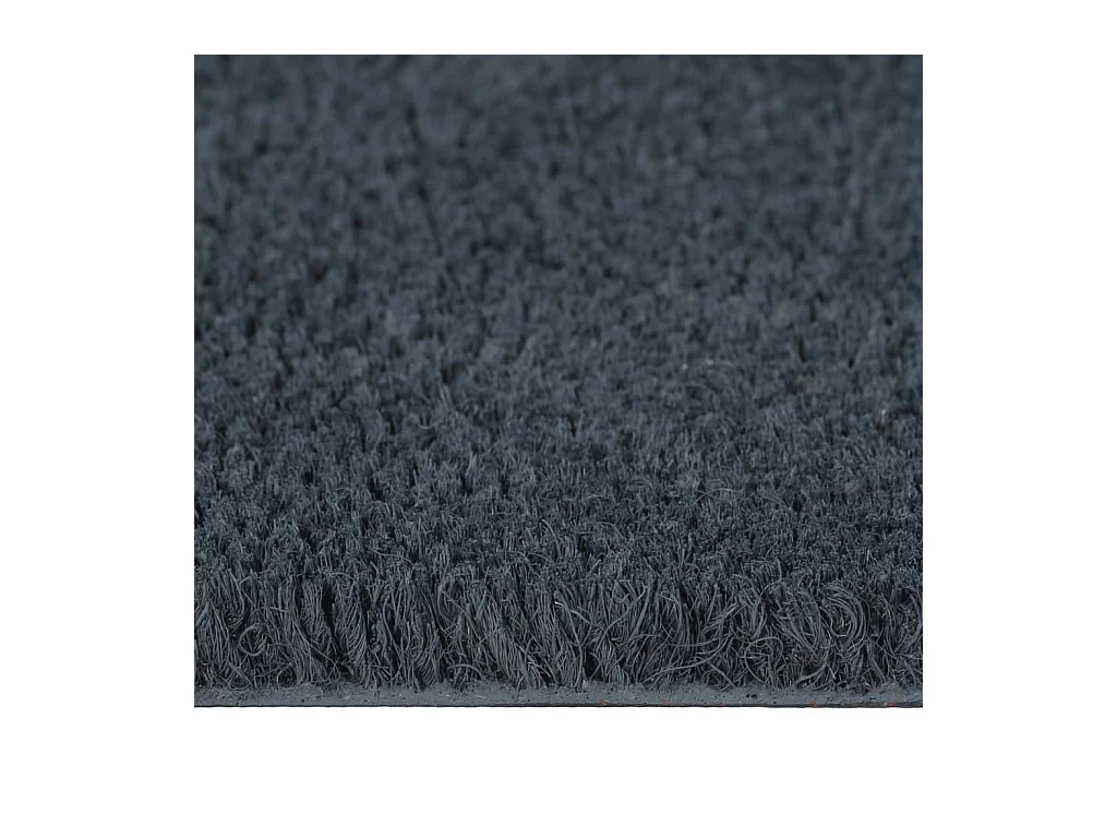 Tapete de porta 100x200 cm fibra de coco tufada cinzento escuro PT980092