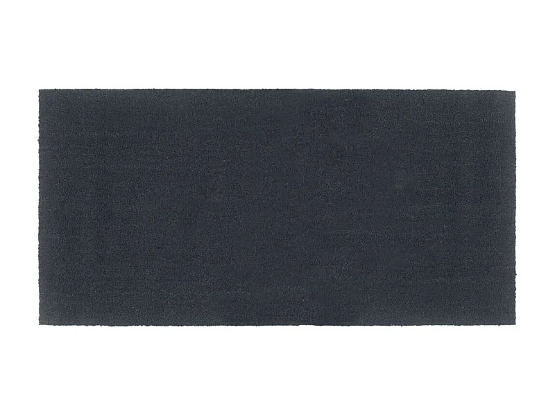Deurmat 100x200 cm getufte kokosvezel donkergrijs NL566528