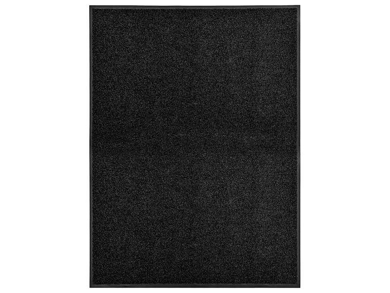 Felpudo lavable negro 90x120 cm ES511267