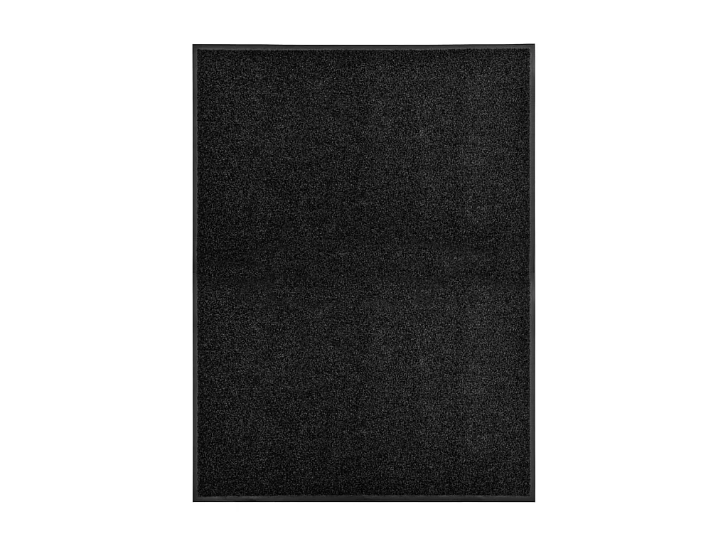 Paillasson lavable Noir 90x120 cm QBH32850