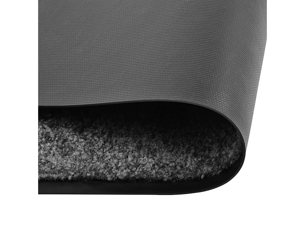 Felpudo lavable gris antracita 120x180 cm ES795926