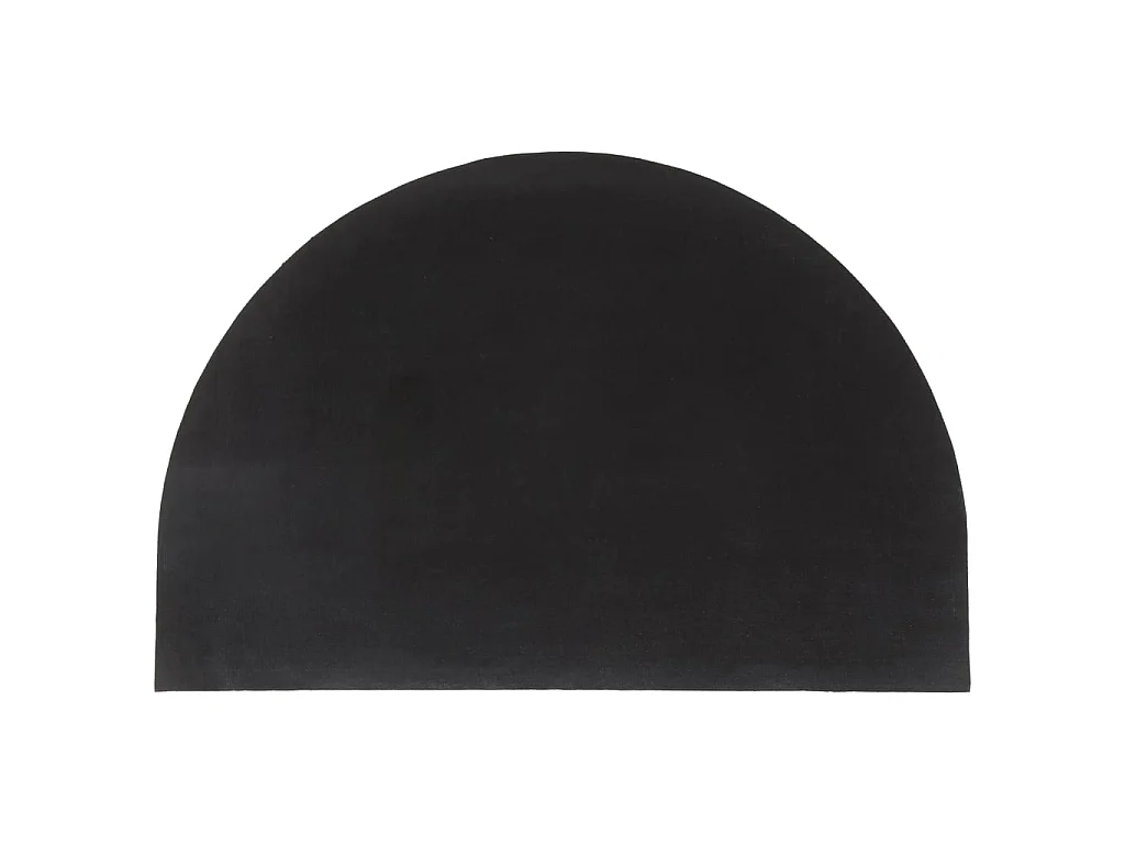 Paillasson de porte naturel demi-rond 60x90cm fibre de coco touffeté QBH35983