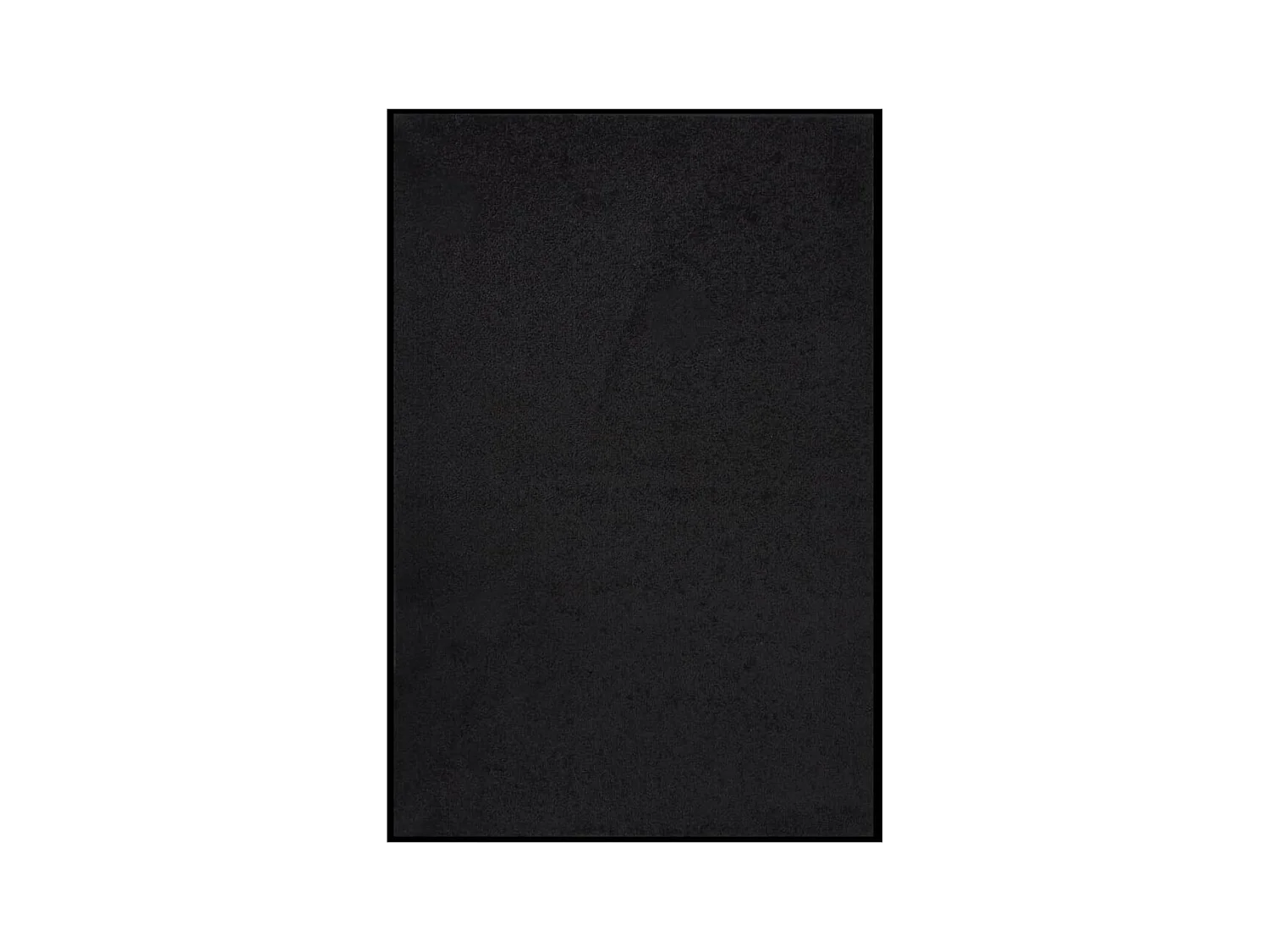 Paillasson Noir 80x120 cm QBH63874