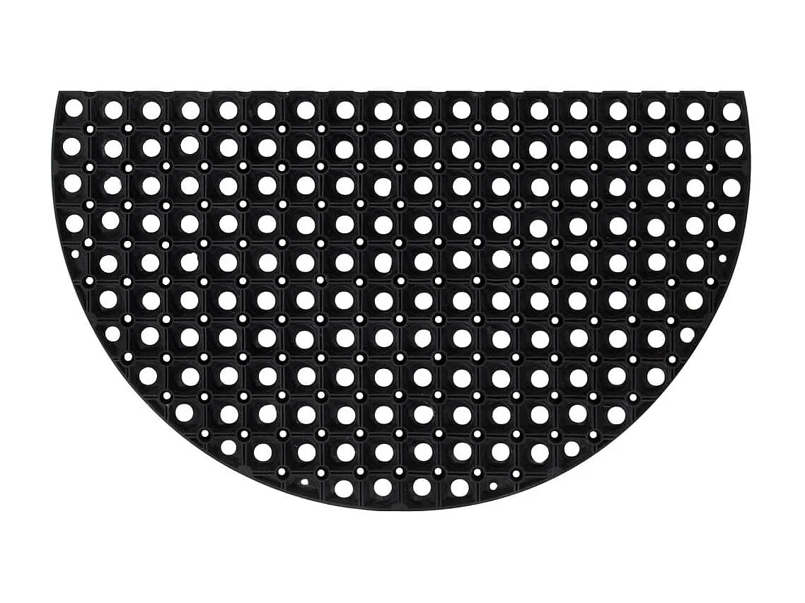Felpudo semicircular de goma 45x75 cm ES521539