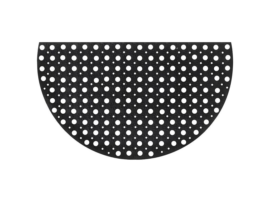 Felpudo semicircular de goma 45x75 cm ES521539