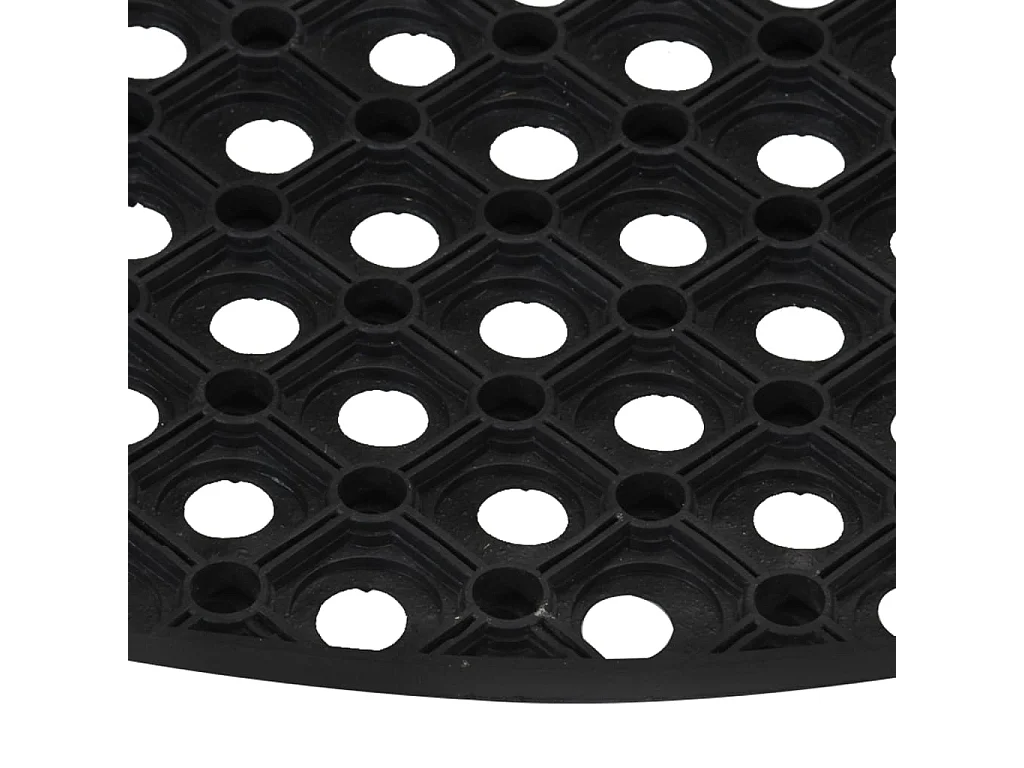 Felpudo semicircular de goma 45x75 cm ES521539