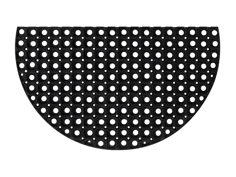 Deurmat halfrond 45x75 cm rubber NL326985