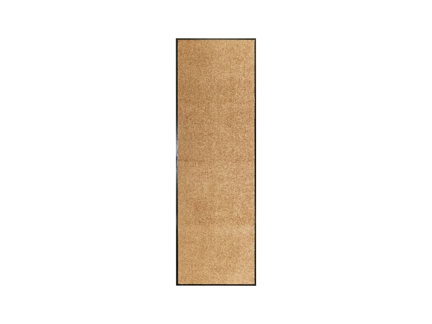 Tapete de porta lavável 60x180 cm creme PT655365