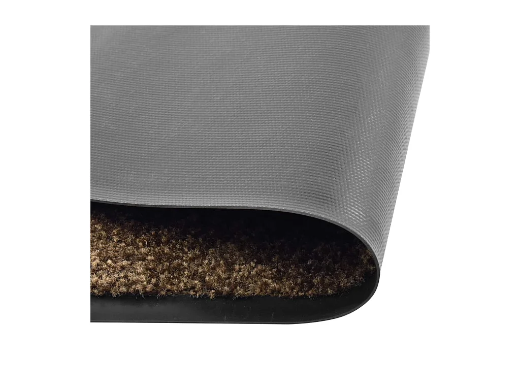 Paillasson lavable Marron 90x120 cm QBH88878