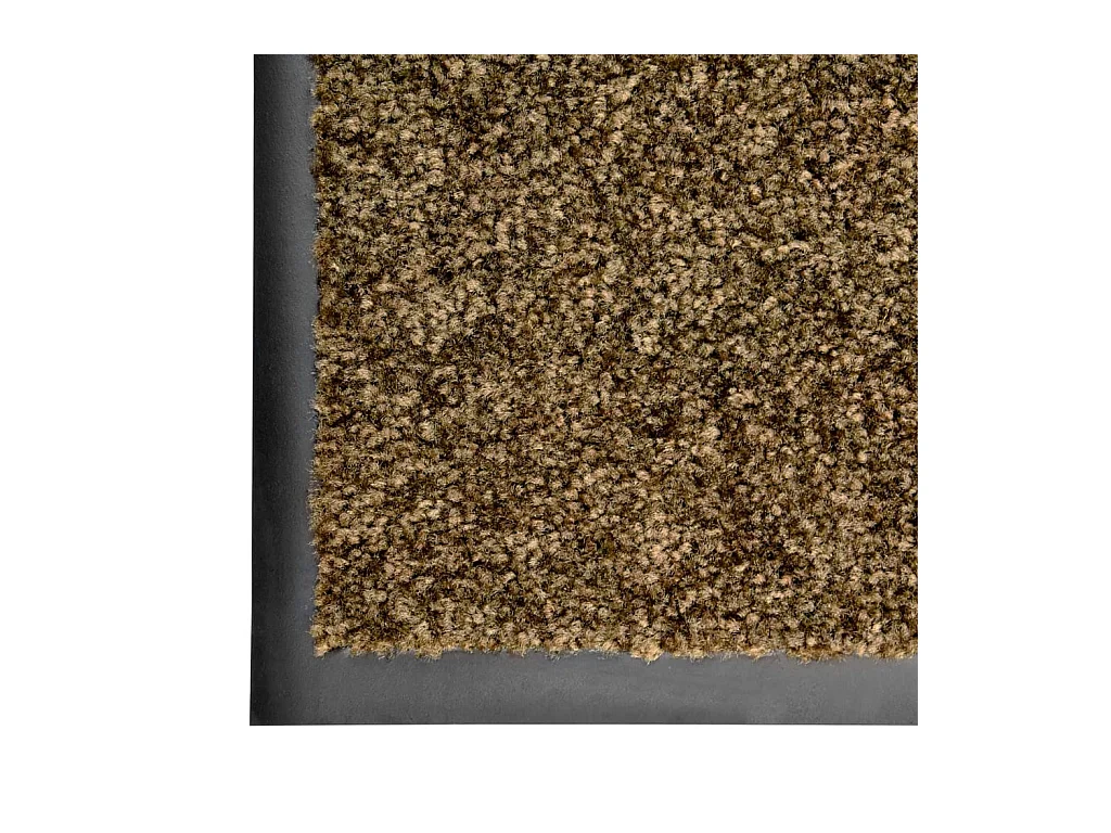 Paillasson lavable Marron 90x120 cm QBH88878