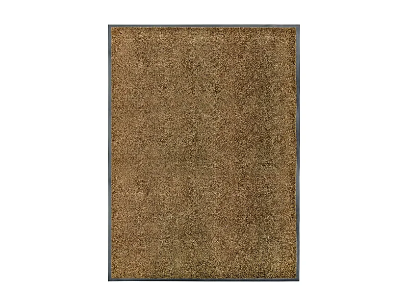 Paillasson lavable Marron 90x120 cm QBH88878