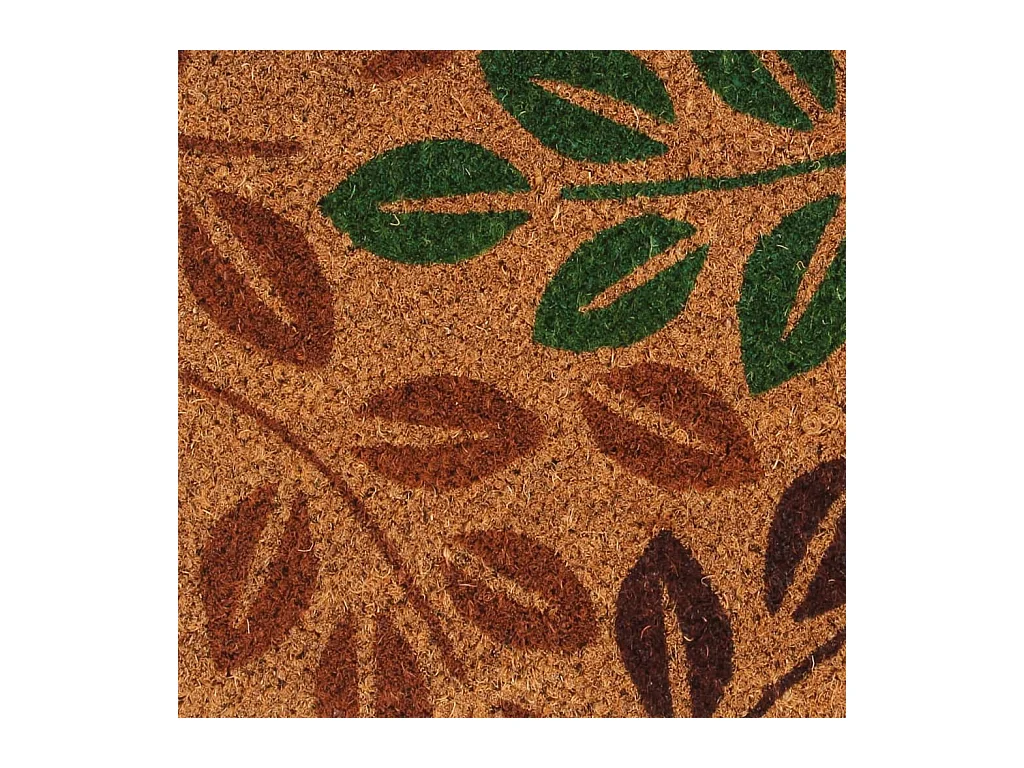 Tapete de porta 45x75 cm fibra de coco tufada natural PT786209