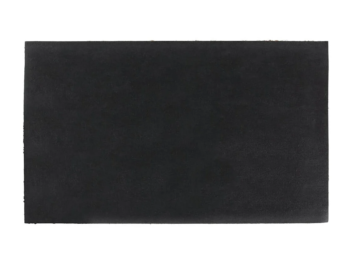 Paillasson de porte naturel 45x75 cm fibre de coco touffeté QBH13977