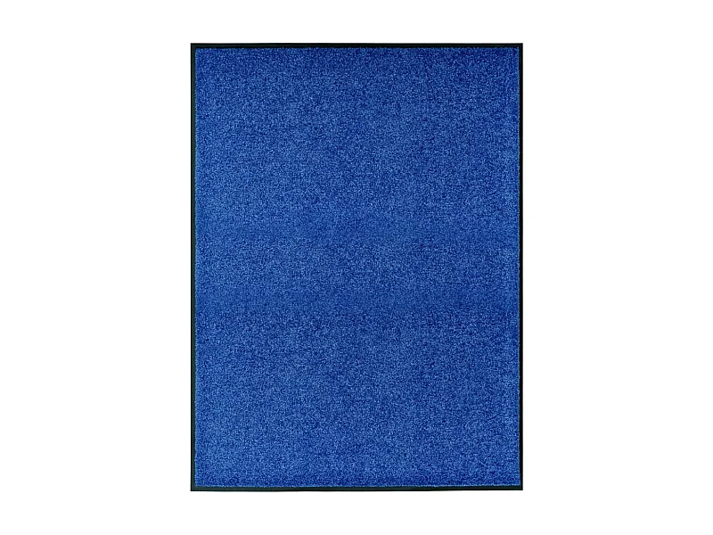 Paillasson lavable Bleu 90x120 cm QBH70753