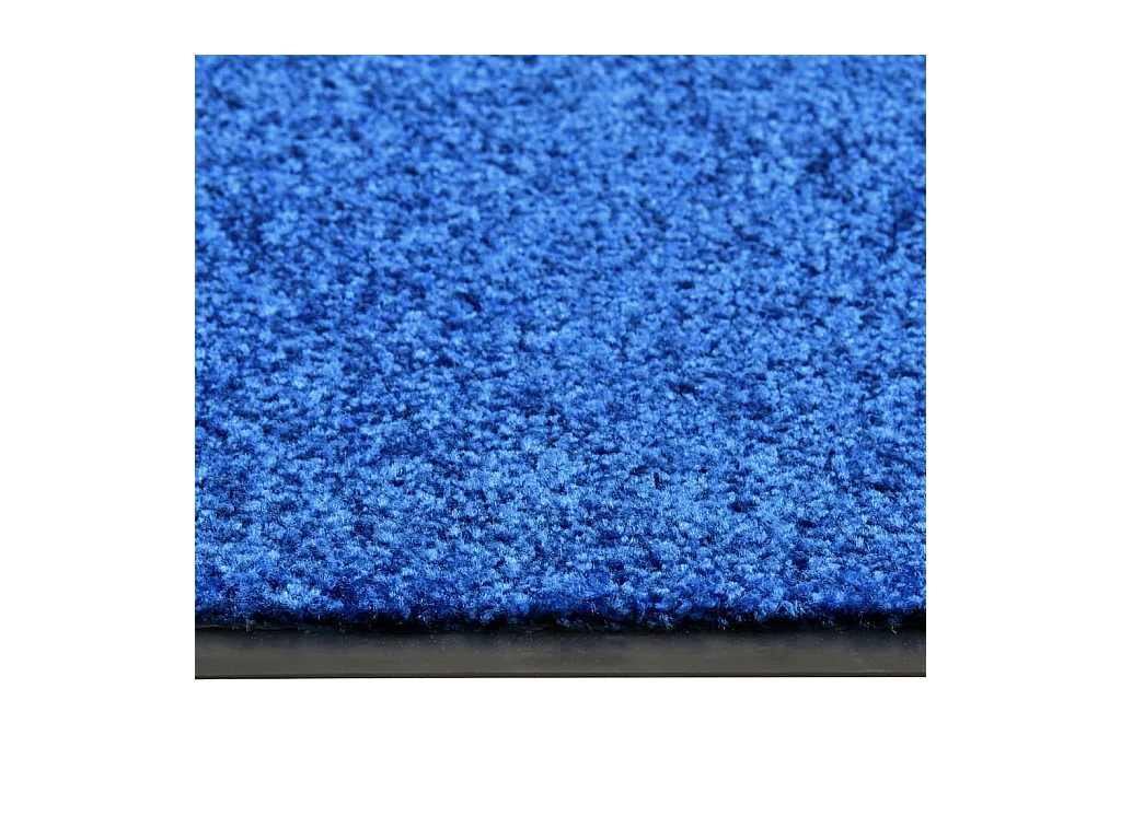 Paillasson lavable Bleu 90x120 cm QBH70753