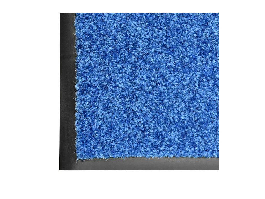 Paillasson lavable Bleu 90x120 cm QBH70753