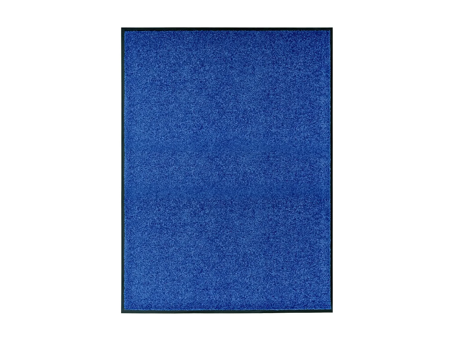 Tapete de porta lavável 90x120 cm azul PT587946